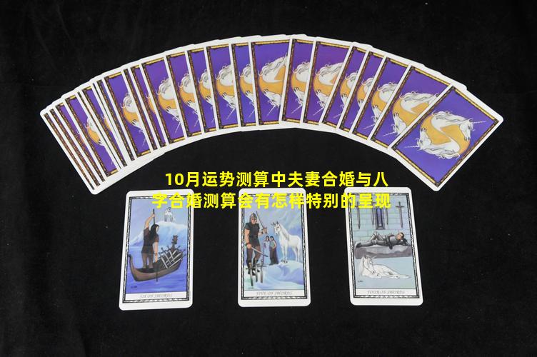 10月运势测算中夫妻合婚与八字合婚测算会有怎样特别的呈现