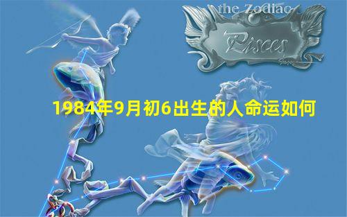 1984年9月初6出生的人命运如何