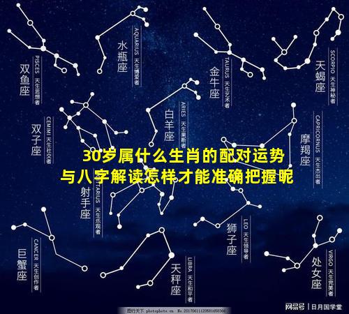 30岁属什么生肖的配对运势与八字解读怎样才能准确把握呢