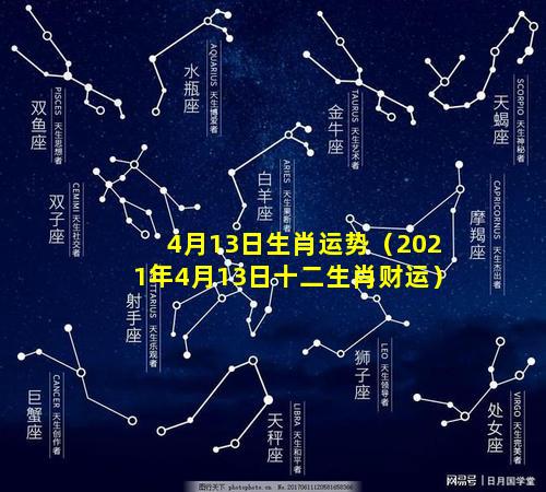 4月13日生肖运势（2021年4月13日十二生肖财运）