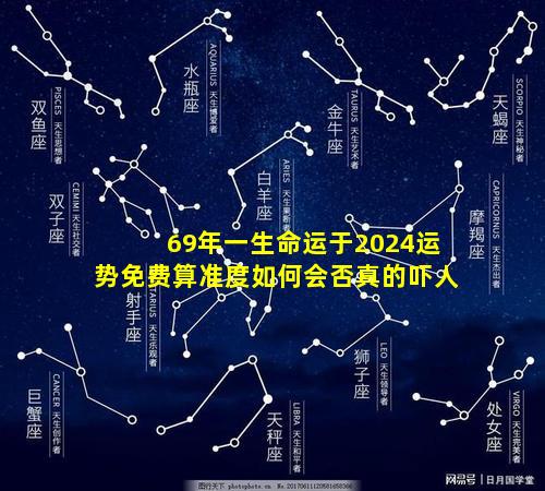 69年一生命运于2024运势免费算准度如何会否真的吓人