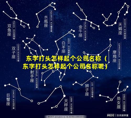 东字打头怎样起个公司名称（东字打头怎样起个公司名称呢）