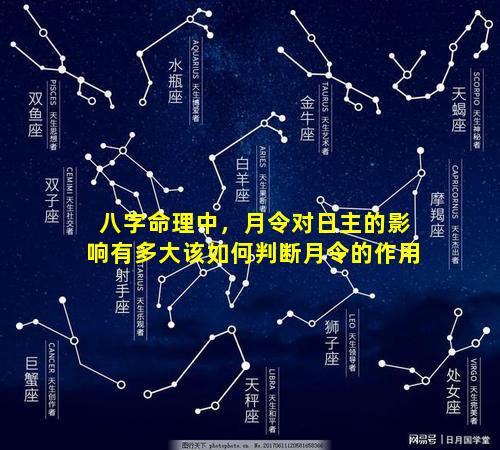 八字命理中，月令对日主的影响有多大该如何判断月令的作用