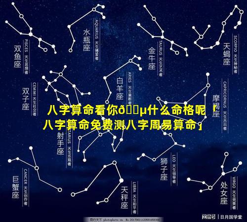 八字算命看你🌵什么命格呢「八字算命免费测八字周易算命」