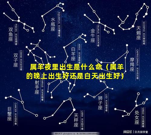 属羊夜里出生是什么命（属羊的晚上出生好还是白天出生好）