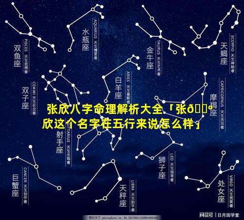 张欣八字命理解析大全「张🌺欣这个名字在五行来说怎么样」